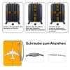 Moocuca Suitcase Strap, Suitcase Strap, 2 Pieces Suitcase Strap with