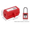 Plug Lock Box with Padlock 100?220V Electrical Plug Lockout Device