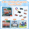 DRERIO Magnetische Puzzles Transportieren Educational Travel Toys, 12-16-20 Stück Learning