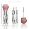 COSIDEA 18 leere 3,5 ml rosa Lipgloss-Tuben mit transparentem Zauberstab,
