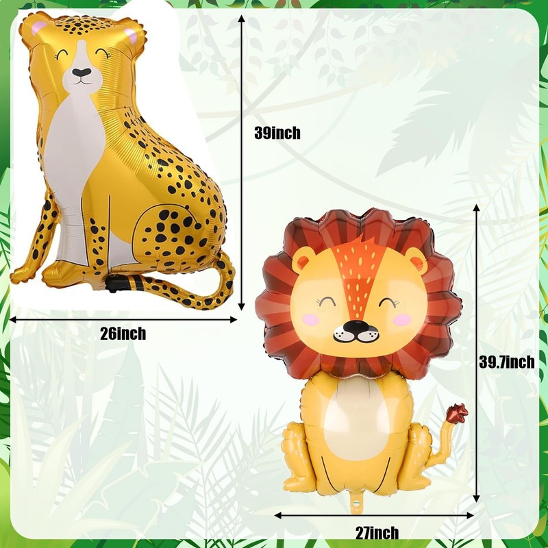 Jwssor 1st Birthday Decorations,First Jungle Theme,Wild One Birthday Safari 1