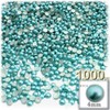 1,000pc Pearl Finish Half Dome Beads, Round, 4mm, Multi Mix