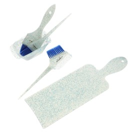 NOLITOY Hair Dye Brush Set 5pcs Hair Coloring Dye Bowl Board for Salon Diy Hair Dyeing Bowl Hair Coloring Brush for Hairdressing Accessories