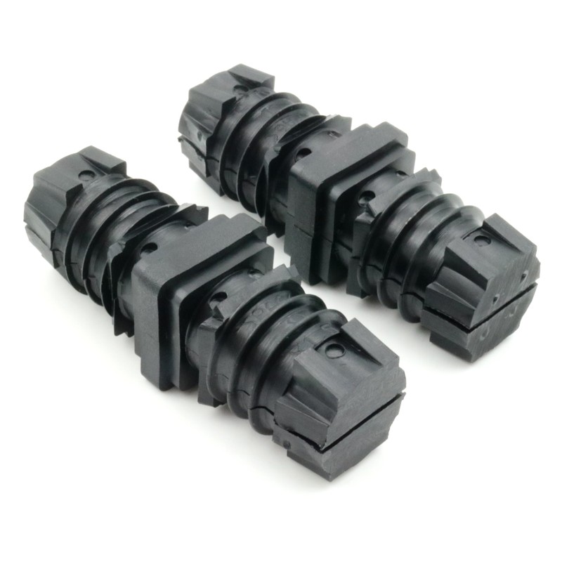 Design61 2 x 2-Way Connector Pipe Connector for Square Tubes