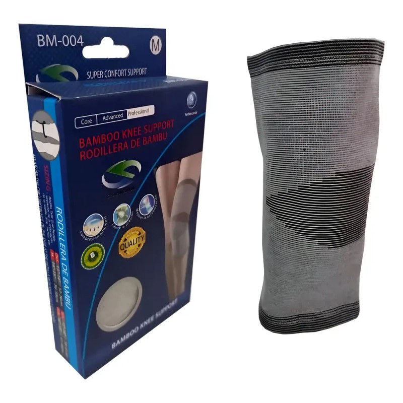 2 Rodilleras Ortopédicas Estabilizadoras Super Confort Gris Xl