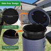 Umtiti Dog Poop Trash Can with Lid for Outdoors，3.2 Gallon