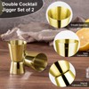 Briout Jigger for Bartending, 2 Pcs Double Cocktail Jigger Japanese