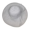Packable Ribbon Crusher Sun Shade Beach Hat, Adjustable Wide Shapeable