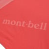 Montbell 1128702 Folding Umbrella, Men's, Women's, Trekking Umbrella, 60, Red