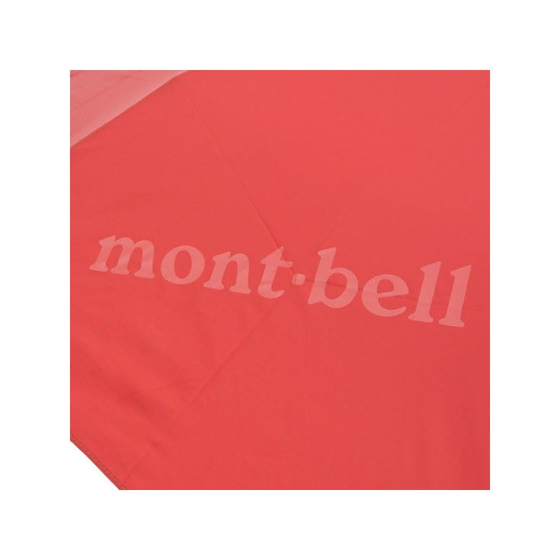 Montbell 1128702 Folding Umbrella, Men's, Women's, Trekking Umbrella, 60, Red