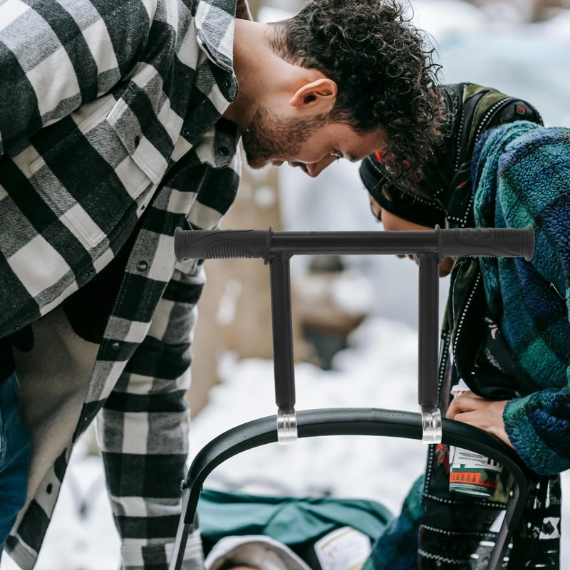 TOGEVAL Pram Handle Extension, Universal Handlebar Extension for Pushchair, Pram