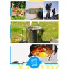 ZNZNANG Outdoor Camping Kettle，1.2L Outdoor Camping Kettle，Portable Hanging Pot Cookware
