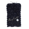 MARY QUANT 000480-0002-03 Zippered Towel (Black/Sakura Series) Plastic Bottle Case,