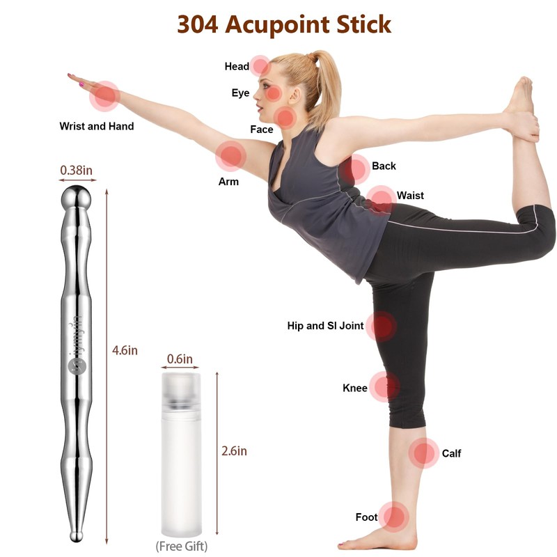 304 Stainless Steel Acupuncture Pen Pain Relief Face & Body