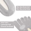 Feliciay 4 Pairs Toe Socks Five Finger No-Show Socks Breathable