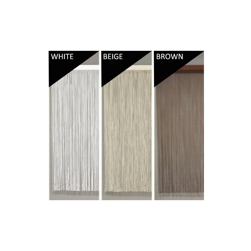 ns1005-150-WH String Curtain (Approx. 33.5 inches (85 cm) x 59.1
