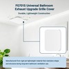 FG701S Square Bathroom Exhaust Fan Grille Cover Replacement, Ventilation Fan