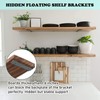 Floating Shelf Brackets Heavy Duty - 1/5 Inch Thick Industrial