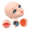 STOBOK 3pcs Vinyl Doll for Creative Crafting Realistic Features for