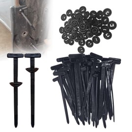 Nylon Universal Cable Tie Buckle, 50/100Pcs Heavy Duty Self-Locking Nylon Zip Ties Holder, Cable Ties for Car, Multipurpose Plastic Cable Ties Tool for Car Daily Repair (50Pcs)