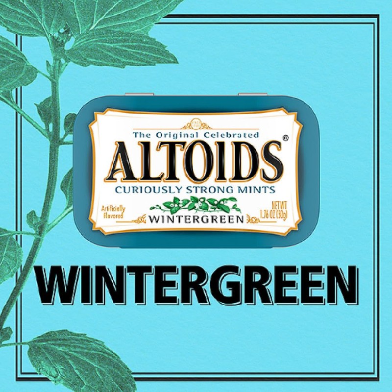 Altoids Wintergreen Curiously Strong Mints 1.76 oz
