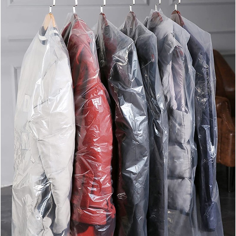 Clothes Cover, Disposable Clothes Storage Cover, 50 Pieces, Dustproof Cover,