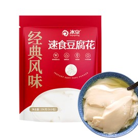 Tofu pudding powder 256g (8 packs) instant bean curd jelly served with sauce powder nutrition breakfast tofu pudding water tofu