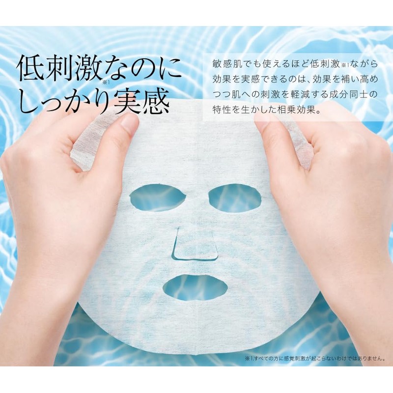 CORE CORE COSME NIACINAMIDE+RETINOL Niacinamide Retinol Face Mask, Pack of