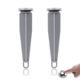 Calvana 2-Pack Chrome Bathroom Sink Pop-Up Stoppers 1-1/4 Inch Diameter