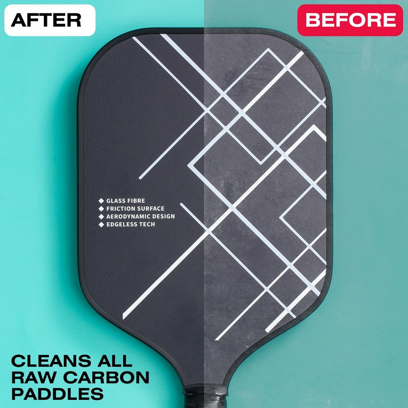 Pickleball Paddle Eraser, Best Carbon Fiber Pickle Ball Racket Cleaner,