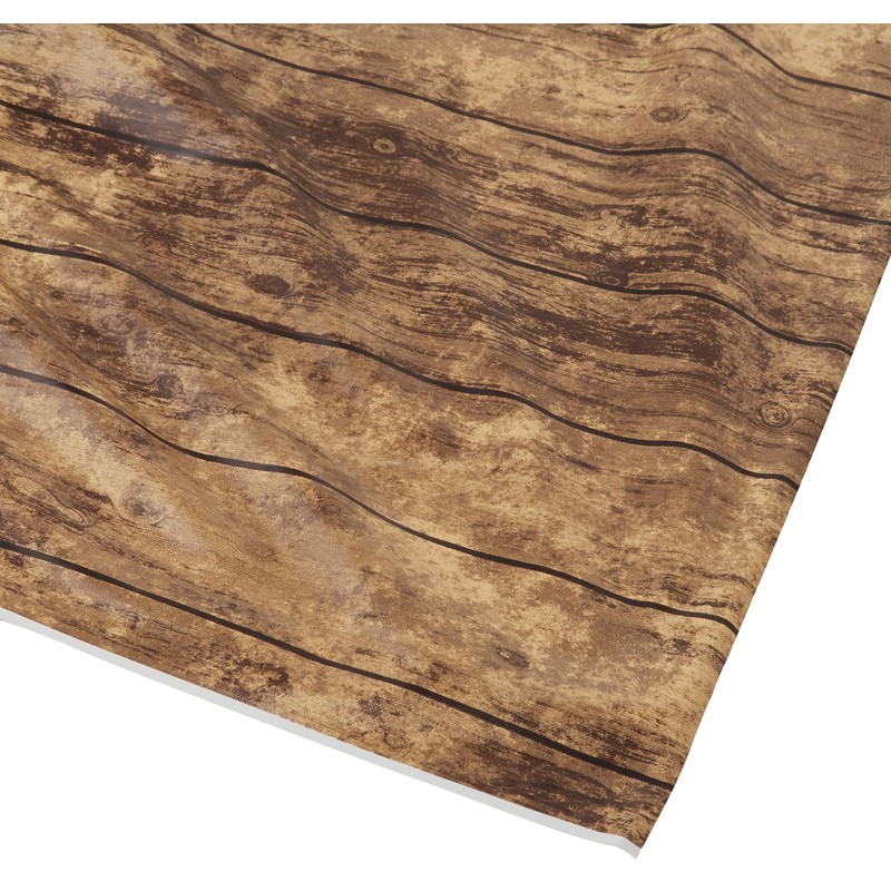 Creative Converting 329655 Wood Grain Design Plastic Tablecloth