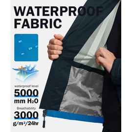 Dekomere Kids Rain Suit Boys Girls Rain Jacket with Flap Pocket and Waterproof Pants