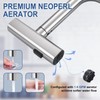 Kitchen Faucet with Pull Down Sprayer: ALEASHA Waterfall Kitchen Sink