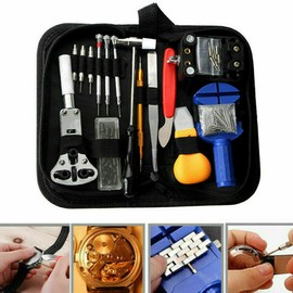 WatchToolz 147 pcs Watch Repair Kit Watchmaker Back Case Remover Opener Link Pin Spring Bar