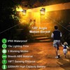 Kuniwa Solar Wall Light Outdoor with 3 Lighting Modes, Dusk