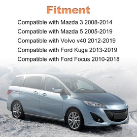 WMPHE Engine Cooling Fan Control Module Compatible with Mazda 3 2008-2014 Mazda 5 2005-2019 Ford Kuga 2013-2019 Ford Focus 2010-2018 Volvo v40 2012-2019 Replacement for 1137328464 1137328567