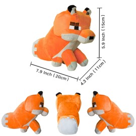 Fox Plush Toys,7.9''/20cm Game Plush Toys for Birthday (Fox)
