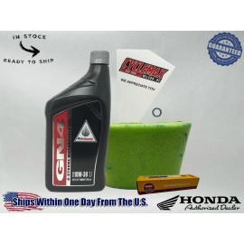 Cyclemax Standard 10W-30 Tune Up Kit fits 2012-2025 Honda TRX90X with Spark Plug