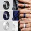 Saco Band Silicone Ring Wedding Band for Men - 9.4mm
