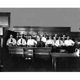 1919 Chicago Black Sox Trial Jury 1921 Photo