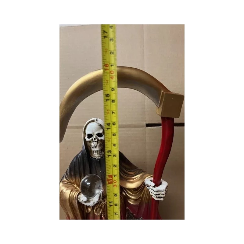 16" Santa Muerte 7 Colors Holy Death Statue Grim Reaper