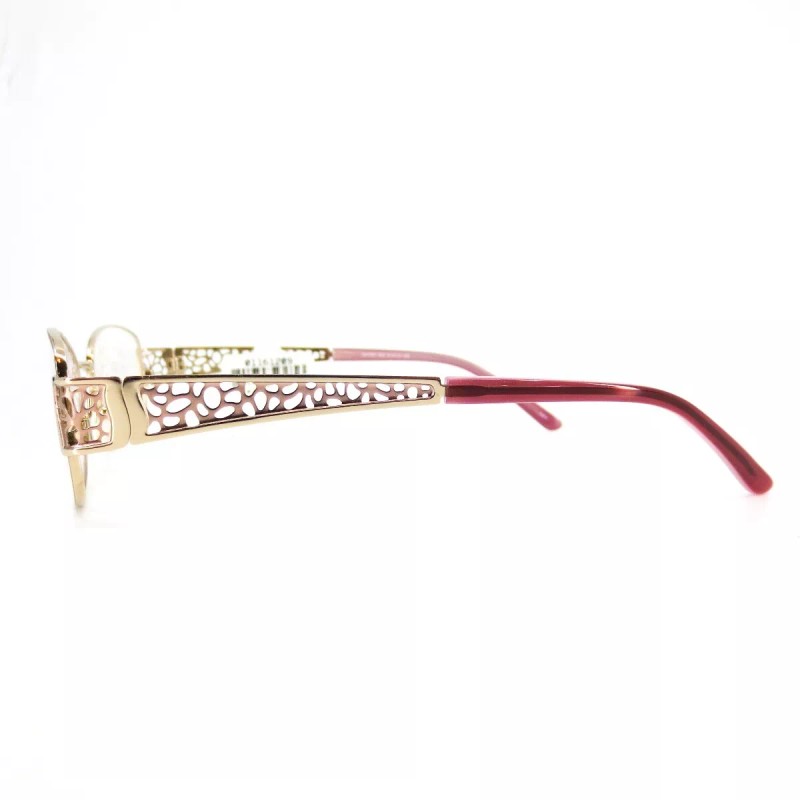 South Hampton SH 907 RO Eyeglasses Frames Pink Rectangular Full