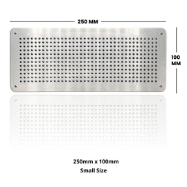Air Brick Cover for Pest Proofing – Rat/Mouse Prevention Air Vent Cover – Aluminium Alloy Cover to Stop Rodents & pests Entering Property – for Internal or External use (Pack of 6, 100 X 250mm)