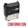 ExcelMark Confirmation Self Inking Rubber Stamp - Red Ink (A1539)