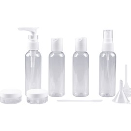 St Helens Home & Garden 9 Piece Travel Bottle Set - Perfect for air Travel, Holidays, Swimming, Camping and The Gym