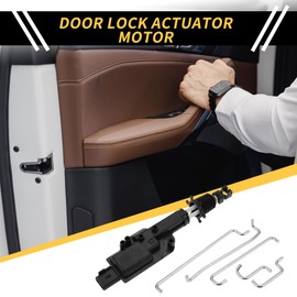 REPAIROCK Power Door Lock Actuator Motor for Ford F-150 2001-2003 for Ford Expedition 97-02 Door Latch Actuator Assembly Rear Left Right with Connecting Rods