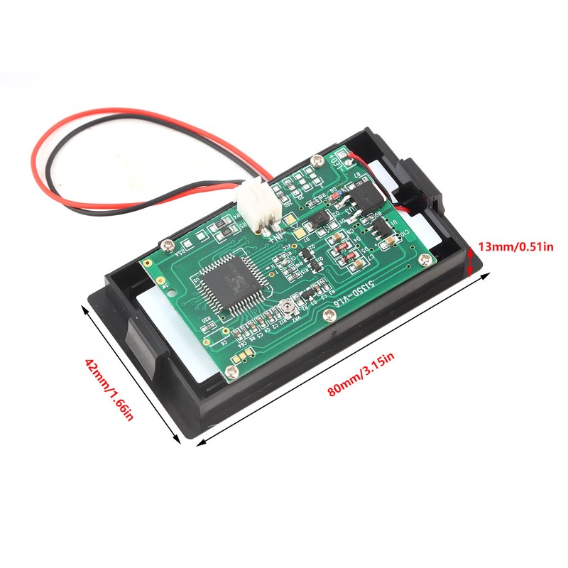 YB5135D LCD Digital Display Two Wire DC Voltage Meter Monitor