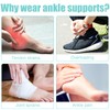 Lightweight Adjustable Lace-up Ankle Support Stabilizer Ankle Braces, Adjustable Compression