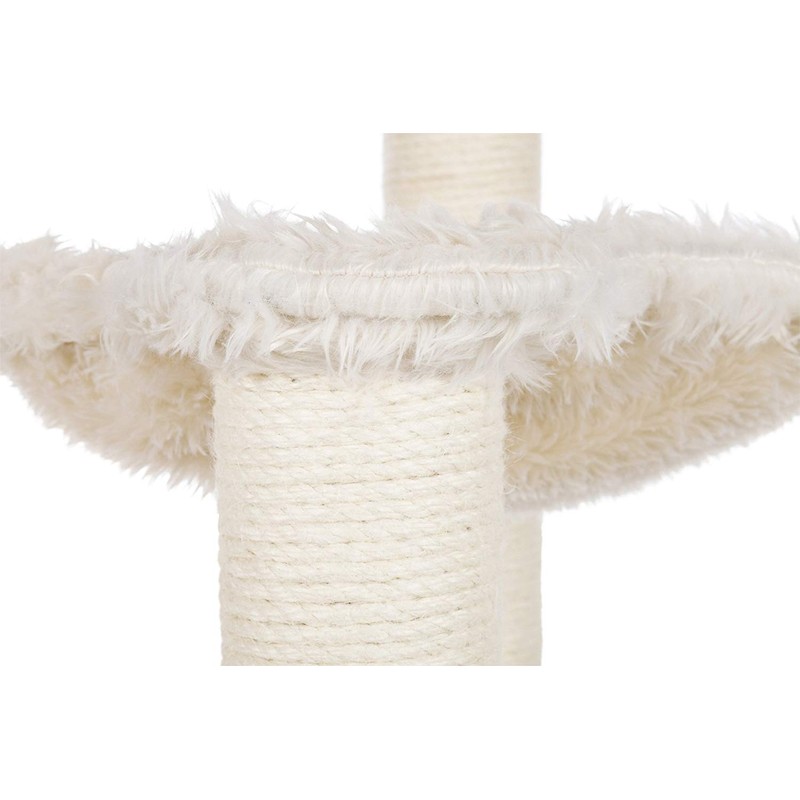 TRIXIE Baza Junior Cat Tower with Condo, Hammock, Plush Platforms,