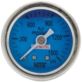 Allstar Performance ALL80208 0-1500PSI NOS Glycerine Filled Shockproof Pressure Gauge